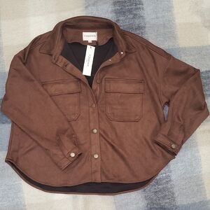 Vigoss Chocolate Brown Snap Jacket